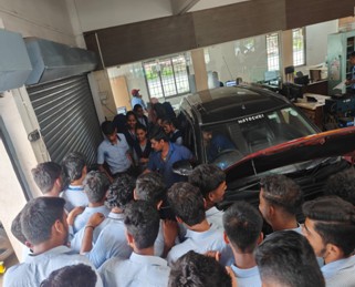Industrial Visit- Maruti Suzuki Pvt.Ltd Service Centre M.I.D.C Miraj